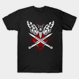 Crossed daggers with skull moth T-Shirt